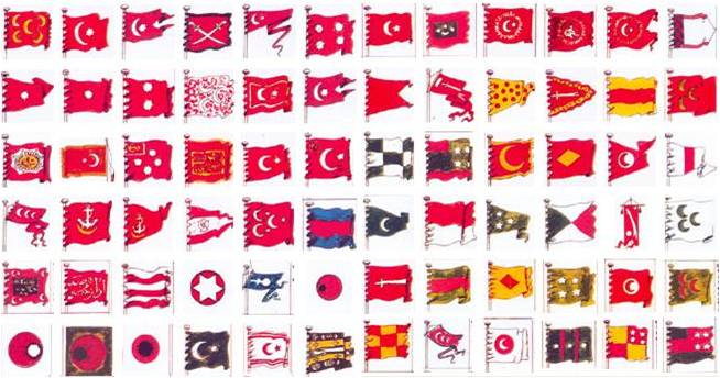 Tarihte Osmanlı Devleti Bayrakları