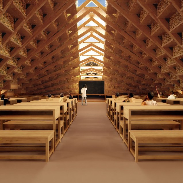 Afrika malawi'de bir okul